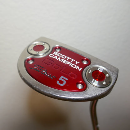 Used Scotty Cameron GoLo 5 Mallet Putter 33" | Right Hand